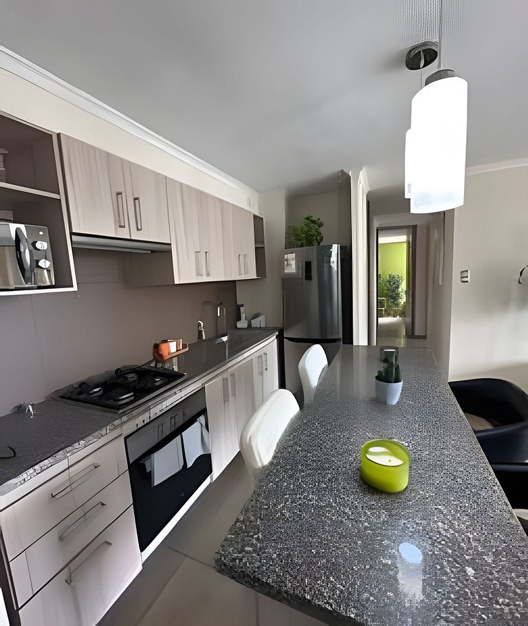 Jardines con vista al mar