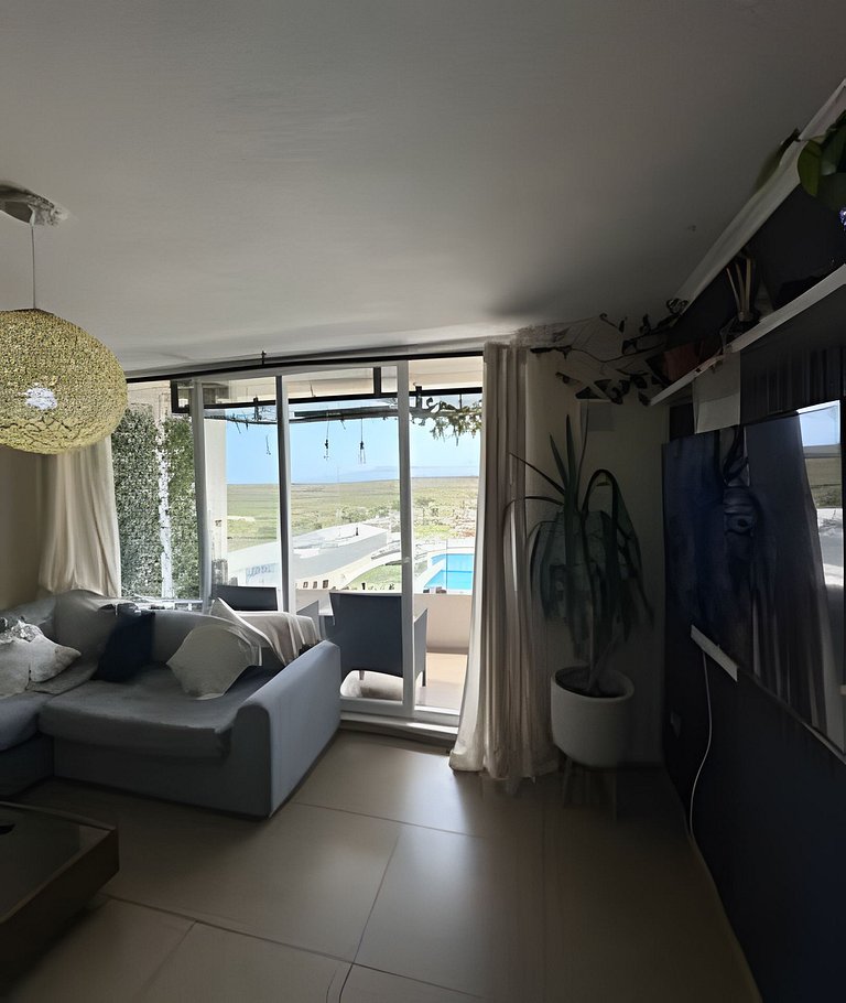 Jardines con vista al mar