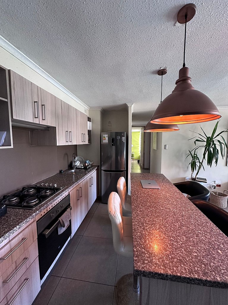 Jardines con vista al mar